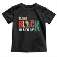 Celebrate Black History Toddler T Shirt African American History Africa Map