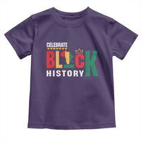 Celebrate Black History Toddler T Shirt African American History Africa Map