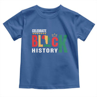 Celebrate Black History Toddler T Shirt African American History Africa Map