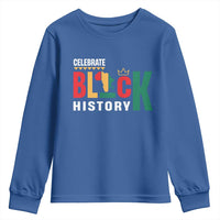 Celebrate Black History Youth Sweatshirt African American History Africa Map