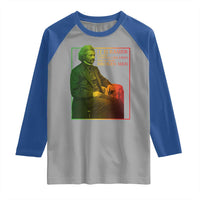 Frederick Douglass Raglan Shirt It Is Easier To Build Strong Children Than To Repair Broken Men