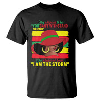 Proud Black African American T Shirt They Whispered To Her You Can't Withstand The Storm Black History Month