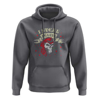 Funny Valentine's Day Pirate Hoodie I Steal Hearts Rose