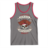 Let The Pirate Shenanigans Begin Tank Top Funny Crossbones Freebooter - Wonder Print Shop