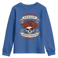 Let The Pirate Shenanigans Begin Youth Sweatshirt Funny Crossbones Freebooter - Wonder Print Shop