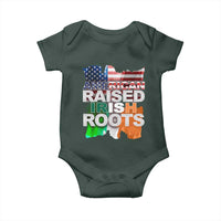 Irish American Baby Onesie American Raised Irish Roots St Patrick's Day