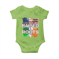 Irish American Baby Onesie American Raised Irish Roots St Patrick's Day