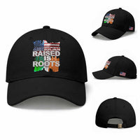 Irish American Baseball Cap American Raised Irish Roots St Patrick's Day