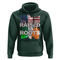 Irish American Hoodie American Raised Irish Roots St Patrick's Day