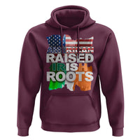 Irish American Hoodie American Raised Irish Roots St Patrick's Day