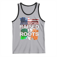 Irish American Tank Top American Raised Irish Roots St Patrick's Day