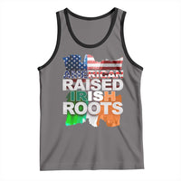 Irish American Tank Top American Raised Irish Roots St Patrick's Day