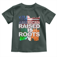 Irish American Toddler T Shirt American Raised Irish Roots St Patrick's Day
