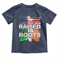 Irish American Toddler T Shirt American Raised Irish Roots St Patrick's Day