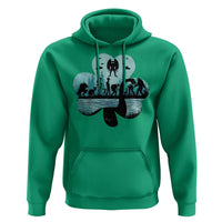 Funny Cryptid St Patrick's Day Hoodie Bigfoot Mothman Aliens Shamrock