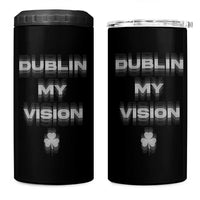 Funny Irish Beer Drinking St Patrick's Day Dublin My Vision 4 in 1 Can Cooler Tumbler Shamrock - Wonder Print Shop
