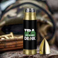 Funny Irish Beer Drinking St Patrick's Day Bullet Tumbler IPA Lot When I Drink Shamrock - Wonder Print Shop