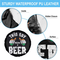 Funny Irish Beer Drinking Spare Tire Cover This Guy Needs A Beer Ireland Flag