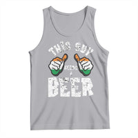 Funny Irish Beer Drinking Tank Top This Guy Needs A Beer Ireland Flag