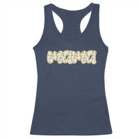 Autism Mama Racerback Tank Top Autism Awareness Mental Health Puzzle Glitter Print