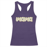 Autism Mama Racerback Tank Top Autism Awareness Mental Health Puzzle Glitter Print