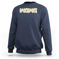 Autism Mama Sweatshirt Autism Awareness Mental Health Puzzle Glitter Print