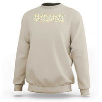 Autism Mama Sweatshirt Autism Awareness Mental Health Puzzle Glitter Print