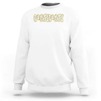 Autism Mama Sweatshirt Autism Awareness Mental Health Puzzle Glitter Print