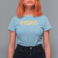 Autism Mama T Shirt For Women Autism Awareness Mental Health Puzzle Glitter Print