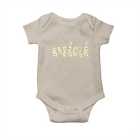 Autism Mini Baby Onesie Autism Awareness Mental Health Puzzle Glitter Print