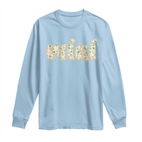 Autism Mini Long Sleeve Shirt Autism Awareness Mental Health Puzzle Glitter Print