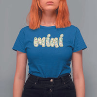 Autism Mini T Shirt For Women Autism Awareness Mental Health Puzzle Glitter Print