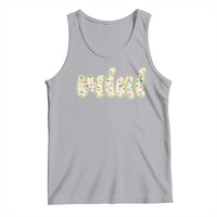 Autism Mini Tank Top Autism Awareness Mental Health Puzzle Glitter Print