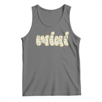 Autism Mini Tank Top Autism Awareness Mental Health Puzzle Glitter Print