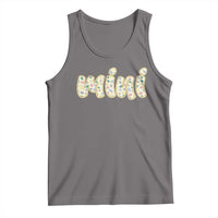 Autism Mini Tank Top Autism Awareness Mental Health Puzzle Glitter Print