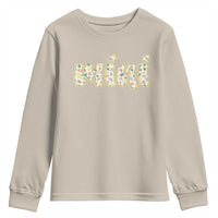 Autism Mini Youth Sweatshirt Autism Awareness Mental Health Puzzle Glitter Print