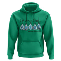Let Your Light Shine Autism Awareness Hoodie Light Bulb Autism Acceptance