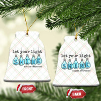 Let Your Light Shine Autism Awareness Ceramic Ornament Light Bulb Autism Acceptance
