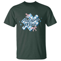 Autism Mini Coquette Puzzle Piece Pink Bow T Shirt