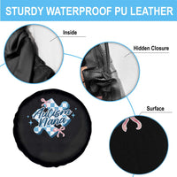 Autism Nana Coquette Puzzle Piece Pink Bow Spare Tire Cover