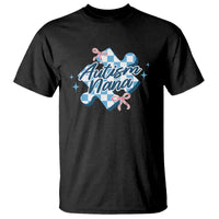 Autism Nana Coquette Puzzle Piece Pink Bow T Shirt