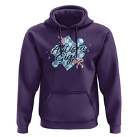 Autism Gigi Coquette Puzzle Piece Pink Bow Hoodie