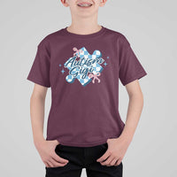 Autism Gigi Coquette Puzzle Piece Pink Bow T Shirt For Kid