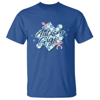Autism Gigi Coquette Puzzle Piece Pink Bow T Shirt