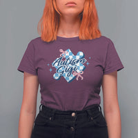 Autism Gigi Coquette Puzzle Piece Pink Bow T Shirt For Women