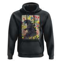 Funny Autism Awareness Japanese Giant Monster Hoodie Colorful Puzzles