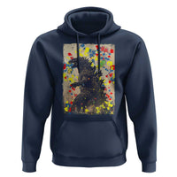 Funny Autism Awareness Japanese Giant Monster Hoodie Colorful Puzzles