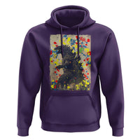 Funny Autism Awareness Japanese Giant Monster Hoodie Colorful Puzzles