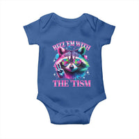 Funny Autism Awareness Racoon Baby Onesie Rizz Em With The Tism Meme Autistic
