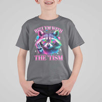 Funny Autism Awareness Racoon T Shirt For Kid Rizz Em With The Tism Meme Autistic